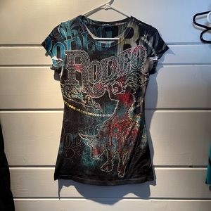 Rhinestone rodeo shirt
